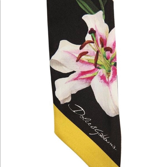 Dolce & Gabbana Silk Neck Scarf - Picture 2 of 2